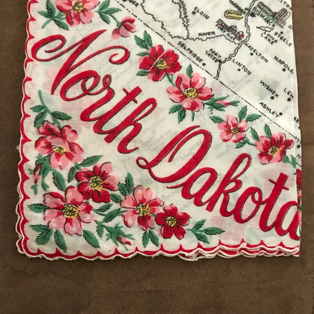 Beautiful new, old stock vintage hankie.